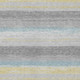 10' X 14' Silver And Taupe Striped Washable Indoor Outdoor Area Rug