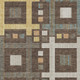 10' X 14' Chocolate And Graphite Geometric Washable Indoor Outdoor Area Rug
