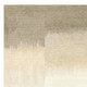 9' X 13' Gray And White Abstract Washable Area Rug With UV Protection