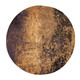 10' Gold And White Abstract Washable Round Rug With UV Protection