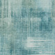 5' X 8' Teal Blue And Blue Abstract Washable Indoor Outdoor Area Rug