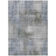 10' X 14' Taupe And Brown Abstract Washable Indoor Outdoor Area Rug