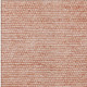 8' X 10' Orange And Salmon Striped Washable Indoor Outdoor Area Rug
