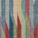 10' X 14' Blue And Gray Striped Washable Indoor Outdoor Area Rug