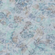3' X 5' Teal Blue And Silver Floral Washable Indoor Outdoor Area Rug