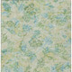 10' X 14' Yellow And Gold Floral Washable Indoor Outdoor Area Rug