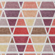 3' X 5' Red And White Geometric Washable Indoor Outdoor Area Rug