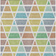 10' X 14' Mint Green And Green Geometric Washable Indoor Outdoor Area Rug
