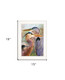 Blue Heron Duet 1 White Framed Print Wall Art