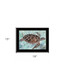 Sea Turtles Collage 1 Black Framed Print Wall Art