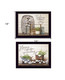 Set Of Two Choose Joy Black Framed Print Wall Art
