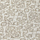 10' X 14' Ivory And Beige Damask Washable Indoor Outdoor Area Rug