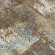 9' X 12' Brown And Coffee Abstract Washable Indoor Outdoor Area Rug