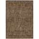 8' X 10' Copper And Orange Oriental Washable Indoor Outdoor Area Rug