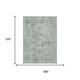 10' X 14' Mint Green And Green Oriental Washable Indoor Outdoor Area Rug
