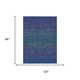 8' X 10' Blue And Purple Geometric Washable Indoor Outdoor Area Rug