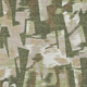 8' X 10' Olive Green And Green Abstract Washable Indoor Outdoor Area Rug
