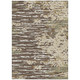 5' X 8' Coffee And Brown Abstract Washable Indoor Outdoor Area Rug