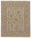 3' X 5' Tan Gray And Red Wool Oriental Hand Knotted Area Rug