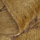 5' X 8' Green And Brown Wool Floral Hand Knotted Area Rug
