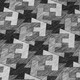 3' X 5' Black And Graphite Geometric Washable Indoor Outdoor Area Rug