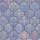 9' X 12' Purple And Lavender Ogee Washable Indoor Outdoor Area Rug