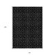10' X 14' Gray And Charcoal Medallion Washable Indoor Outdoor Area Rug