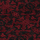 9' X 12' Red And Black Medallion Washable Indoor Outdoor Area Rug