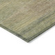 9' X 12' Artichoke Green Fern Green And Gold Abstract Washable Indoor Outdoor Area Rug