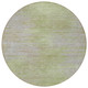 8' Sage And Artichoke Green Round Abstract Washable Indoor Outdoor Area Rug