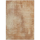 10' X 14' Terra Cotta And Copper Abstract Washable Indoor Outdoor Area Rug