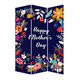 72" White Folding Three Panel Screen Room Divider