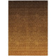10' X 14' Chocolate And Brown Ombre Washable Indoor Outdoor Area Rug