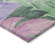 5' X 8' Sage And Mint Green Floral Washable Indoor Outdoor Area Rug