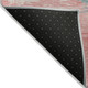10' X 14' Pink Gold And Teal Blue Abstract Washable Indoor Outdoor Area Rug