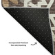 9' X 12' Chocolate And Ivory Geometric Washable Area Rug With UV Protection
