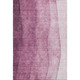 5' X 8' Merlot And Ivory Ombre Washable Area Rug With UV Protection