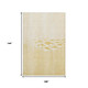 9' X 12' Gold And Ivory Nautical Washable Area Rug With UV Protection