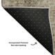 8' X 10' Taupe And Ivory Nautical Washable Area Rug With UV Protection