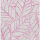 9' X 12' Pink And Beige Floral Washable Area Rug With UV Protection