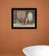 Country Bath 7 Black Framed Print Bathroom Wall Art