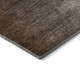 10' X 14' Chocolate And Ivory Abstract Washable Area Rug With UV Protection