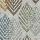 9' X 12' Gray Teal And Gold Floral Washable Area Rug With UV Protection