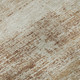 8' Copper And Beige Abstract Washable Round Rug With UV Protection