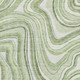 3' X 5' Artichoke Green And Ivory Marble Washable Area Rug With UV Protection