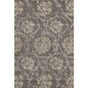 9' X 12' Brown Beige And Taupe Floral Washable Area Rug With UV Protection