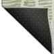 5' X 8' Artichoke Green And Ivory Vermicular Washable Area Rug With UV Protection