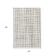 10' X 14' Ivory And Beige Polka Dot Washable Area Rug With UV Protection