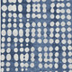 8' X 10' Navy Blue And Ivory Polka Dot Washable Area Rug With UV Protection