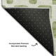 10' X 14' Artichoke Green And Ivory Geometric Washable Area Rug With UV Protection
